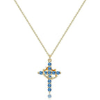 Le collier croix et couronne éternel