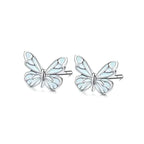 Boucles d'oreilles papillon lumineuses