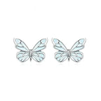 Boucles d'oreilles papillon lumineuses