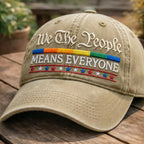 Casquette brodée « Nous, le peuple, c'est tout le monde »