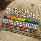 Casquette brodée « Nous, le peuple, c'est tout le monde »