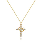 Le collier croix et couronne éternel