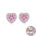 Boucles d'oreilles en morganite
