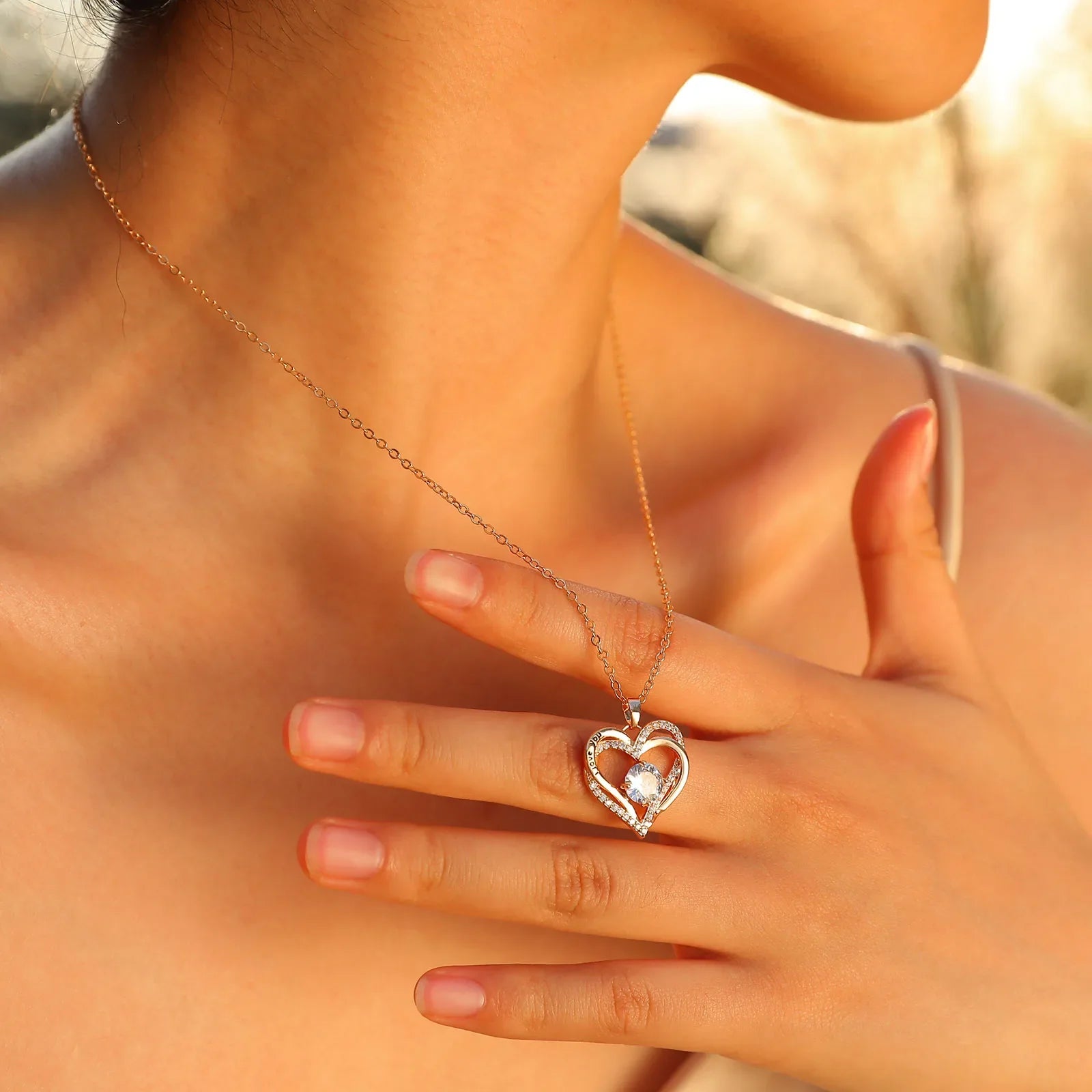 I Love You Hearts Necklace