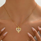 À mon épouse, de la part de son mari, collier Cœur X Cœur