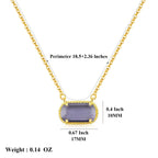Collier en cristal pierre de naissance