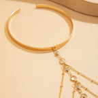 Bracelet manchette en cristal