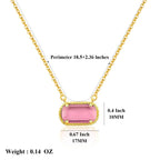 Collier en cristal pierre de naissance