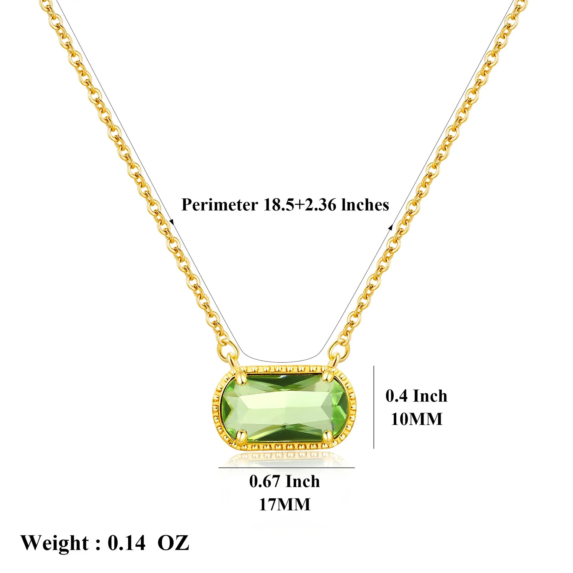 Birthstone Crystal Necklace