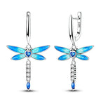 Boucles d'oreilles Libellule