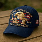 La série de casquettes du 250e anniversaire des États-Unis