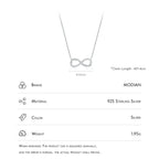 Collier Pendentif Amour Infini Romantique