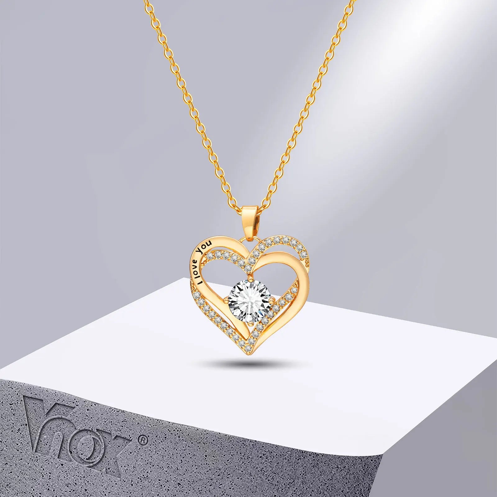 I Love You Hearts Necklace