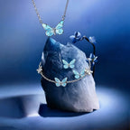 Boucles d'oreilles papillon lumineuses