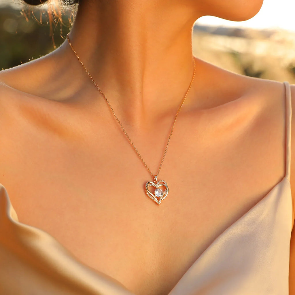 I Love You Hearts Necklace