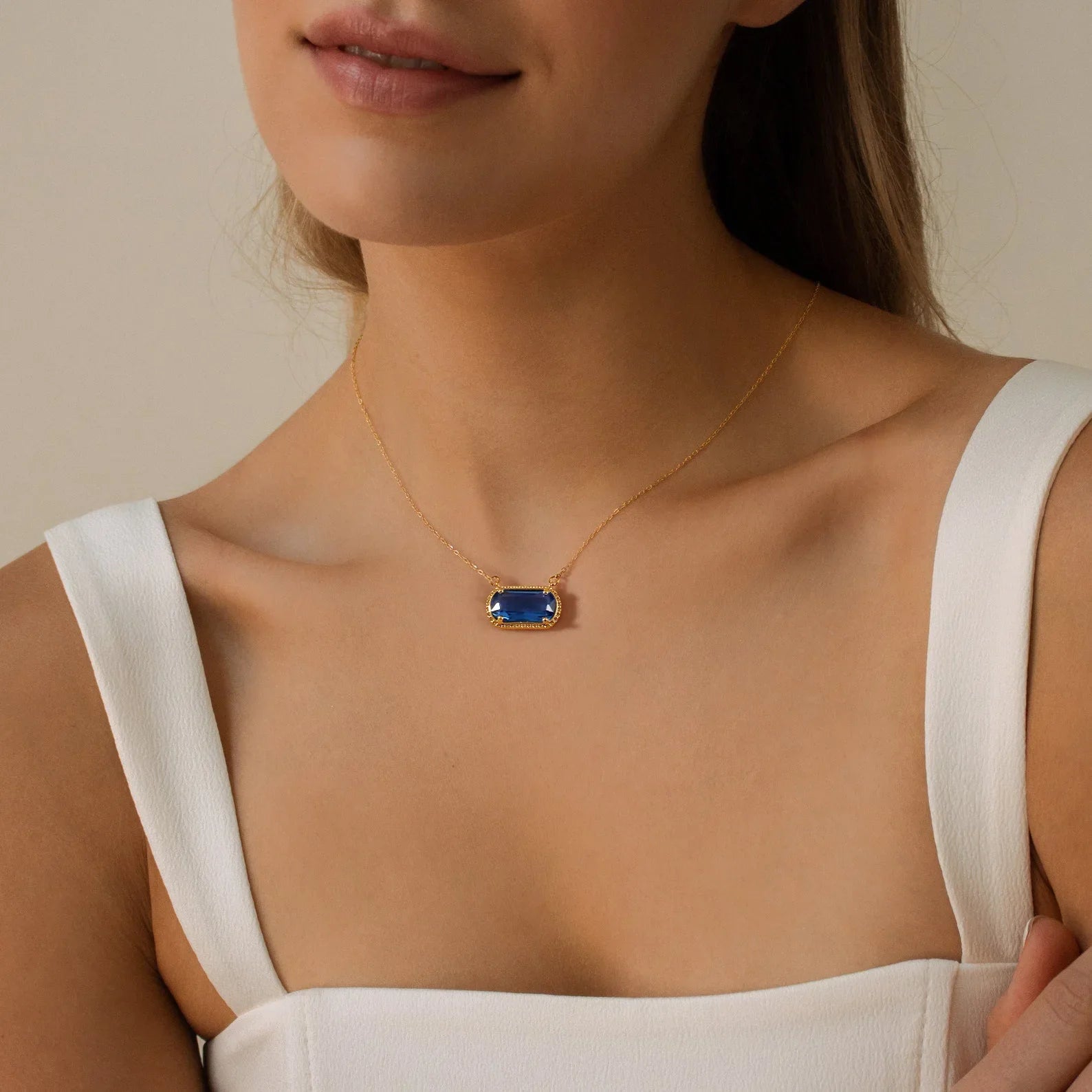 Birthstone Crystal Necklace