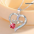 Collier Cœur "Je t'aime Maman" - Anniversaire de Maman - Fête des Mères