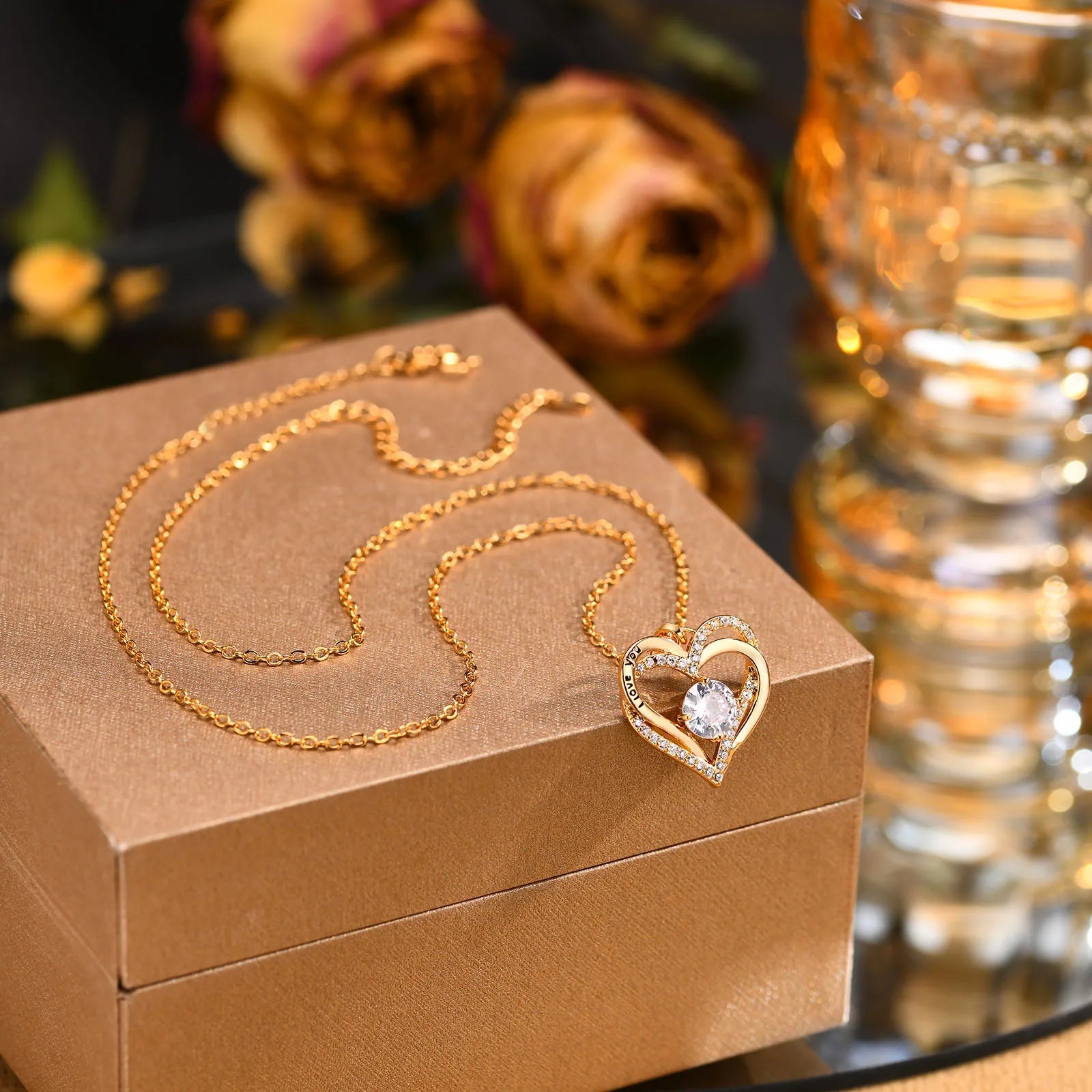 I Love You Hearts Necklace