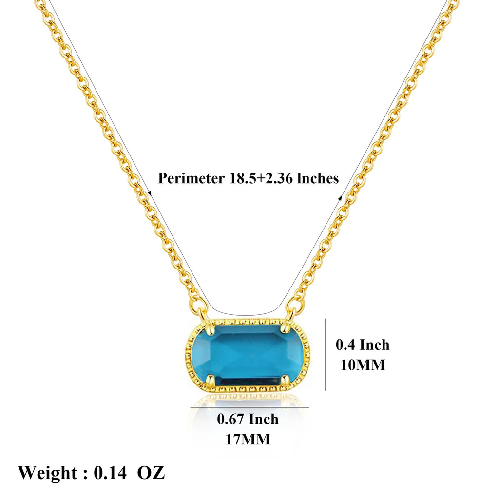 Birthstone Crystal Necklace