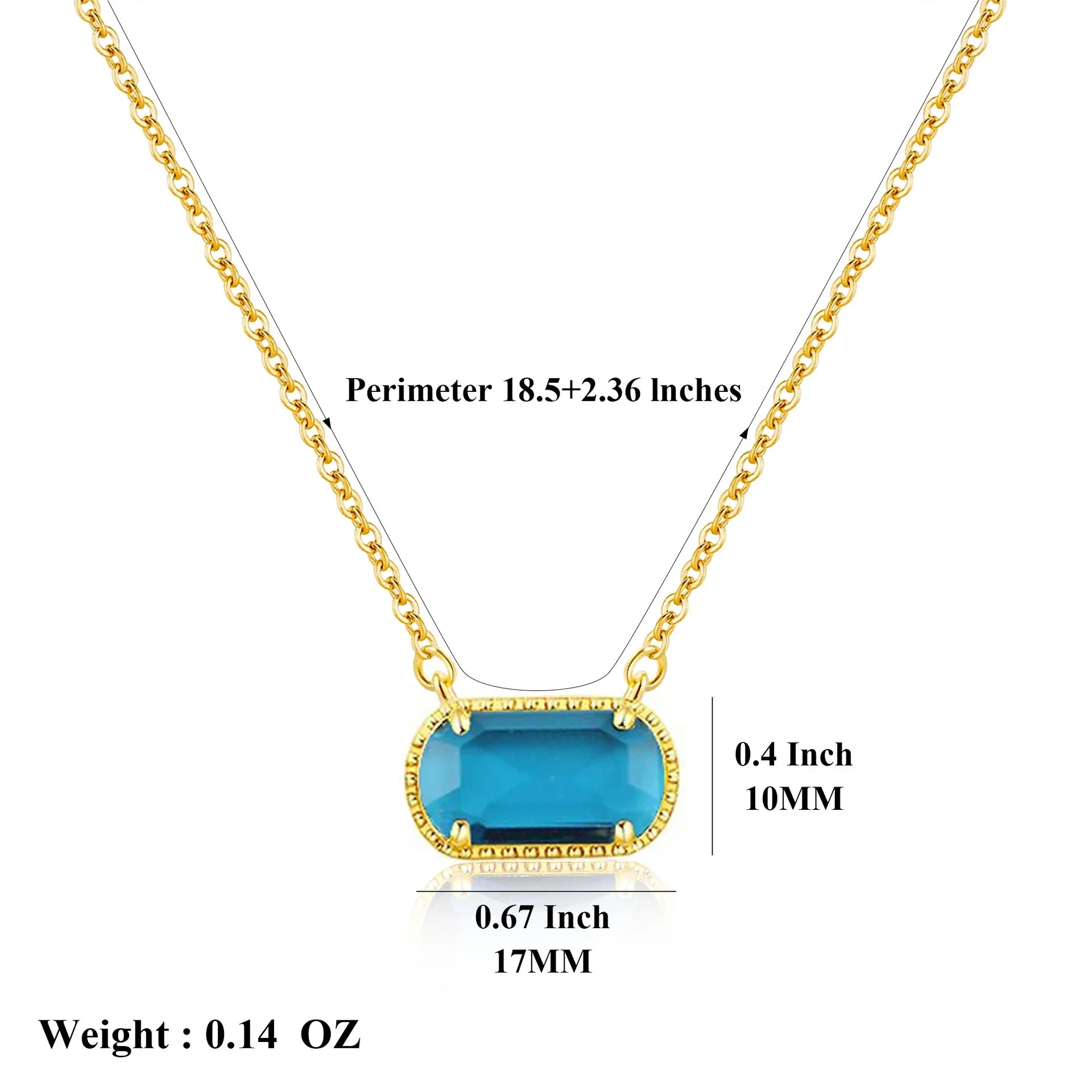 Birthstone Crystal Necklace