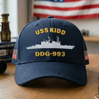 Casquette brodée personnalisée de l'US Navy, Chapeau pour vétéran américain, Cadeaux pour la fête des Pères, le jour des Anciens Combattants