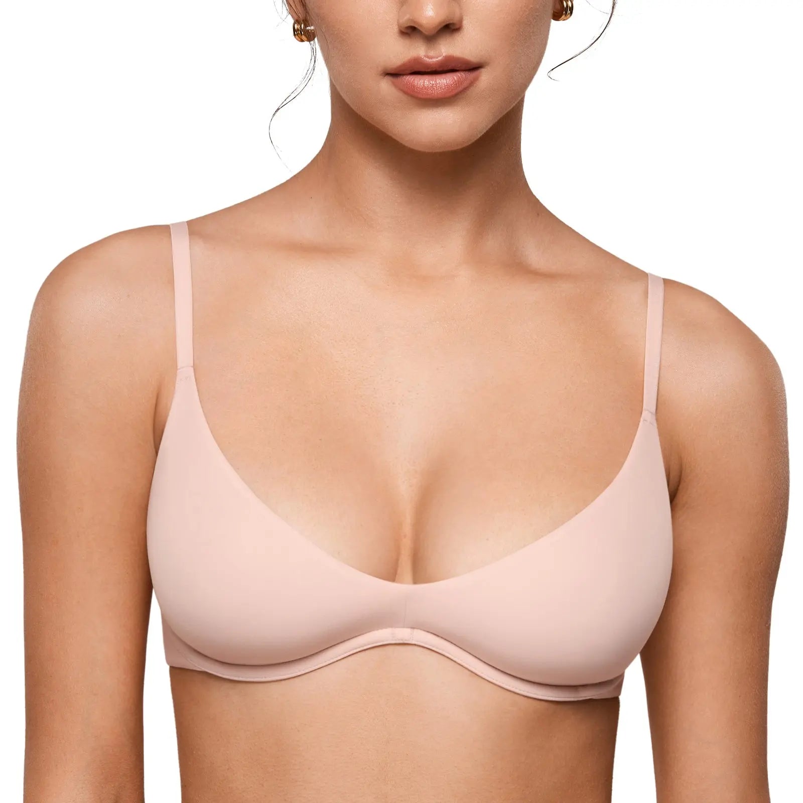 Soutien-gorge plongeant à armatures pour femme