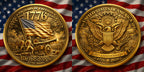 🏆Nouvel An -60% - 🇺🇸✨ 250 ans de liberté : Pièce commémorative de l'indépendance des États-Unis 🦅🎖️