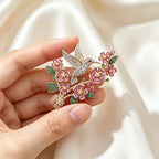 Broche Colibri en Fleurs