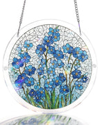 Attrape-Soleil Puzzle en Acrylique - Souffle de Fleur Azur