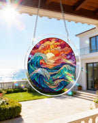 Attrape-soleil en acrylique - Chasser le Soleil et la Mer