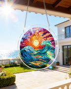 Attrape-soleil en acrylique - Marée dorée