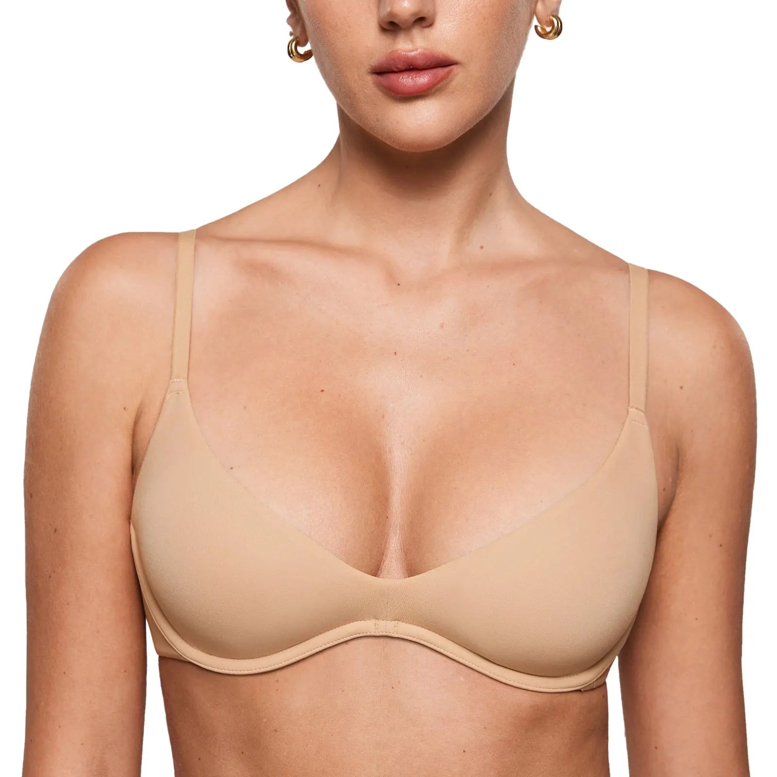 Soutien-gorge plongeant à armatures pour femme