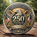 🏆Vente Flash 60% DE RÉDUCTION - Pièce Commémorative du 250e Anniversaire des États-Unis