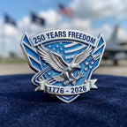 Broche commémorative de 250 ans de liberté