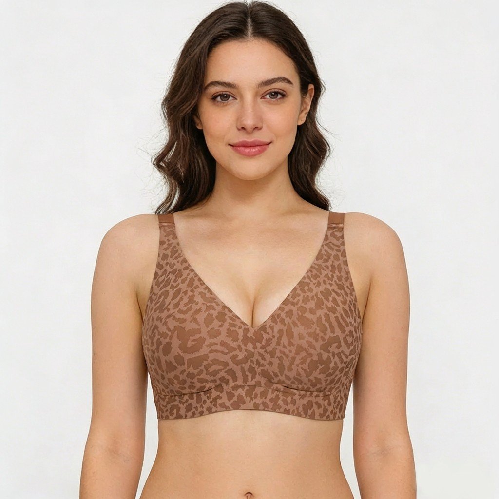 🏆DERNIÈRE JOURNÉE DE SOLDES -49% 🔥Soutien-gorge Rétro Léopard Super Raffermissant | Soutiens-gorge Sans Armature Femme 👍Fini les Seins Tombants