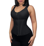 Corset serre-taille zippé avec soutien-gorge intégré
