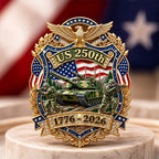 Broche Commémorative 250 ans de patriotisme (1776-2026)