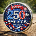 🏆60 % de réduction pour le Nouvel An – Pièce commémorative double face du 250e anniversaire des États-Unis