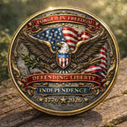 🏆 Vente Flash 60 % de réduction - Pièce de la Déclaration d'Indépendance américaine 1776-2026