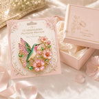Broche Fleur Colibri