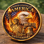 🏆 Vente Flash -60% - Pièce commémorative du 250e anniversaire des États-Unis