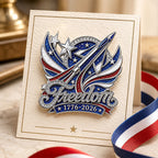 Broche commémorative des 250 ans de liberté