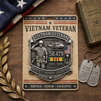 Broche commémorative pour vétéran du Vietnam