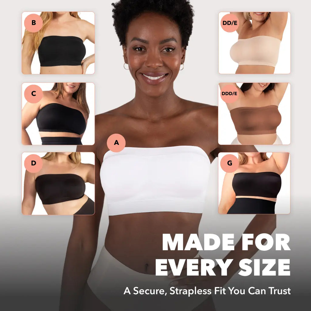 Women's Convertible Strapless Bandeau Bra