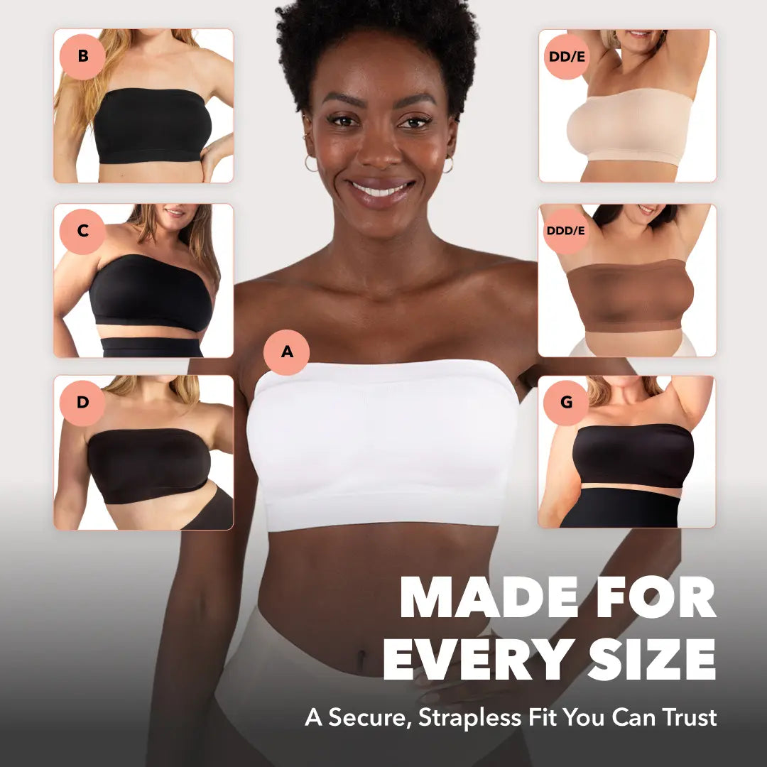 Women's Convertible Strapless Bandeau Bra