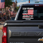 🔥 OFFRE À DURÉE LIMITÉE – Décalcomanie 250e Anniversaire, Aigle Patriotique des États-Unis d'Amérique