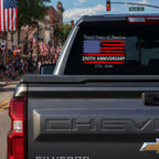 Autocollant pour le 250e anniversaire des États-Unis d'Amérique, autocollant patriotique pour voiture