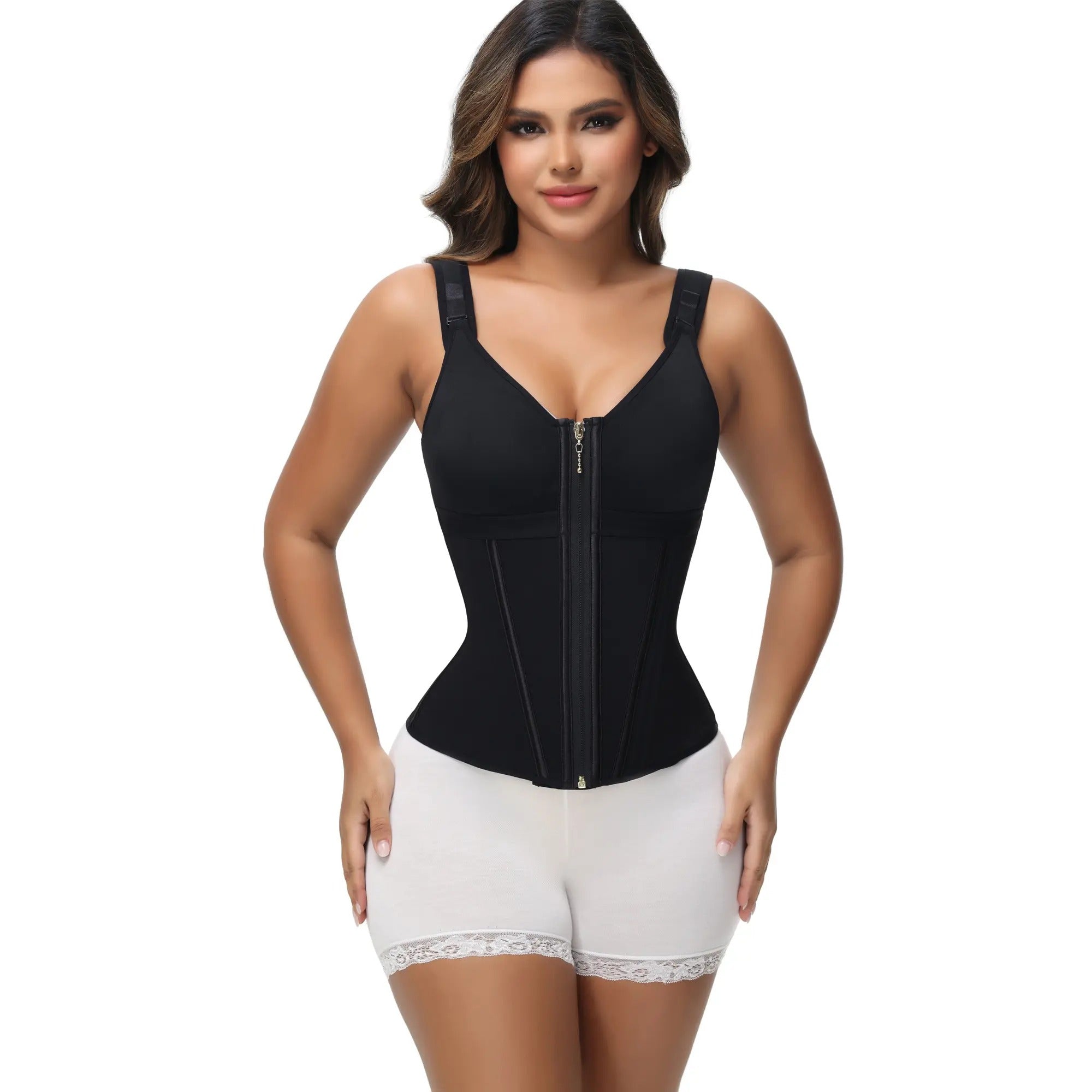 Waist Shapewear with Built-In Bra