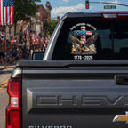 Autocollant Croix Aigle Faith Freedom USA – 250ème Anniversaire 1776-2026 pour Vitre de Voiture