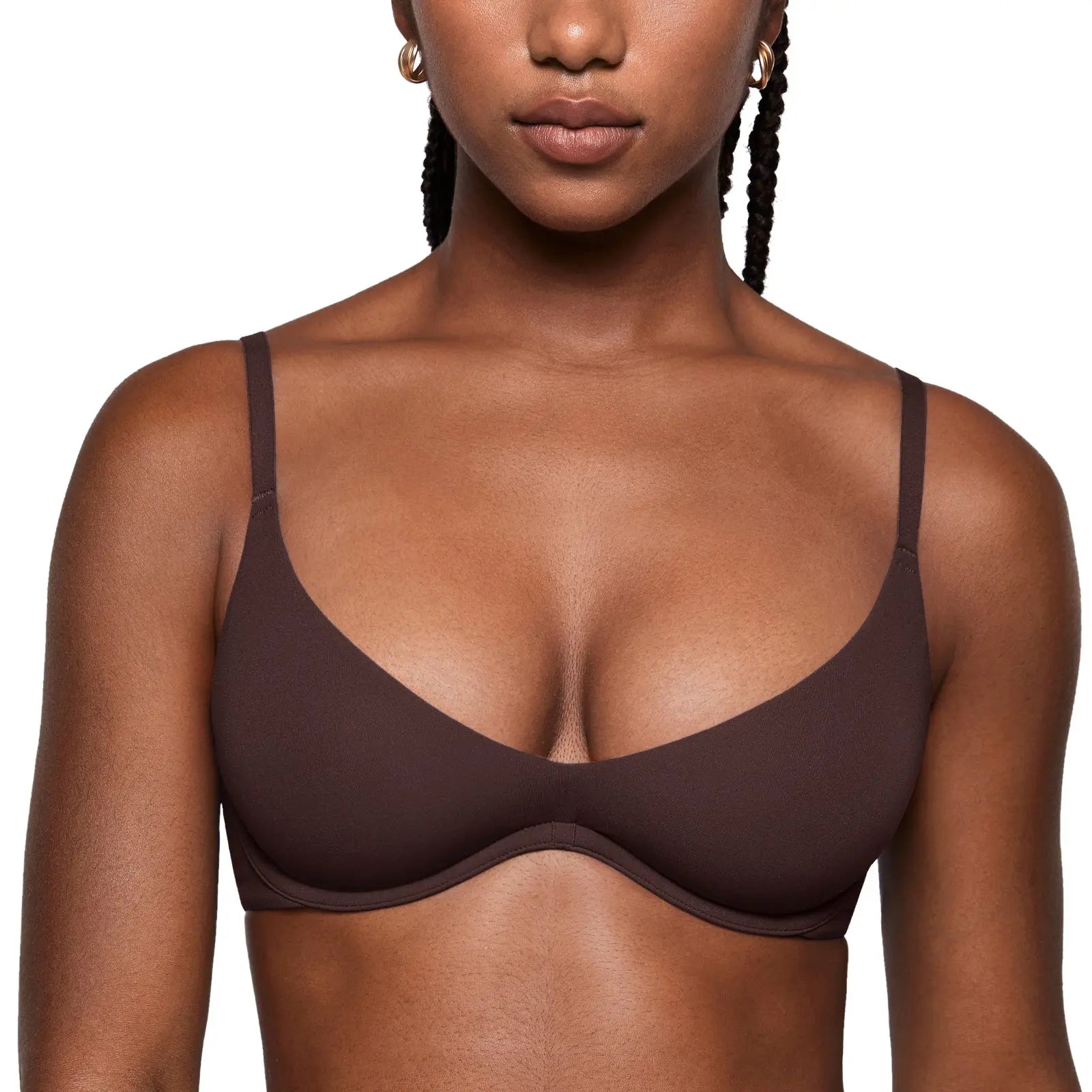 Soutien-gorge plongeant à armatures pour femme
